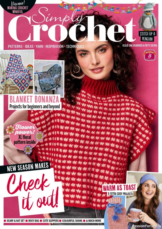 Вязаные проекты крючком в журнале &laquo;Simply Crochet №157 2024&raquo;