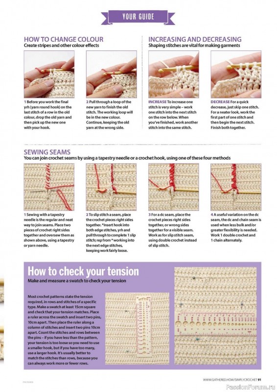 Вязаные проекты крючком в журнале «Simply Crochet №125 2022»