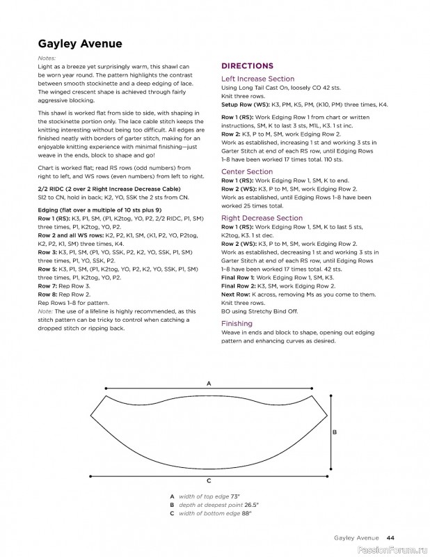 Коллекция кружевных моделей в книге «Knit Lace Patterns»