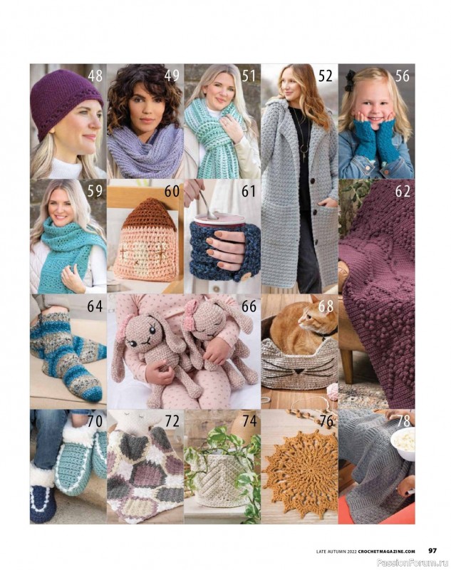Вязаные проекты крючком в журнале «Crochet! - Late Autumn 2022»