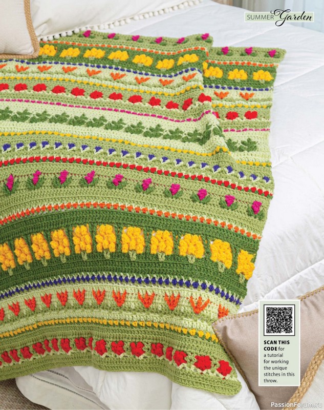 Вязаные проекты крючком в журнале «Crochet World – Summer 2024»