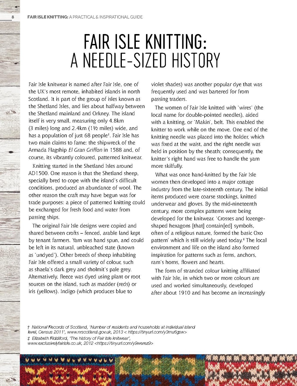 Книга &quot;Fair Isle Knitting&quot;