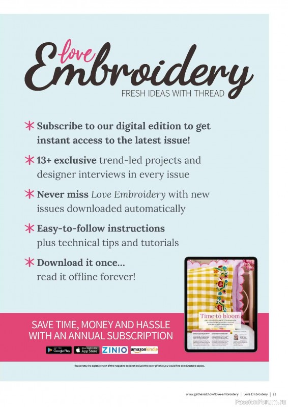 Коллекция вышивки в журнале «Love Embroidery №65 2025»