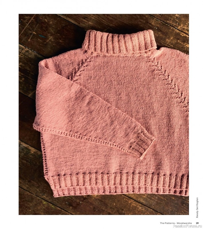 Вязаные модели спицами в журнале «Ready Set Raglan»