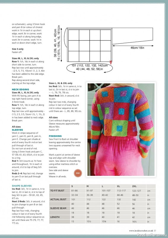 Вязаные проекты крючком в журнале «Inside Crochet №149 2022»