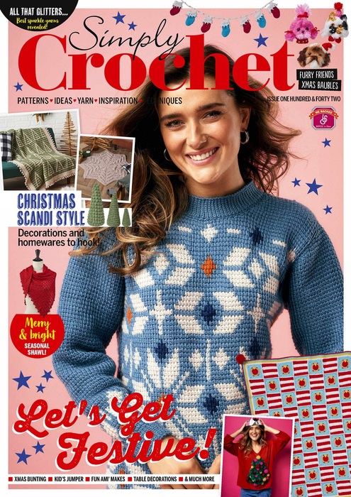 Вязаные проекты крючком в журнале &laquo;Simply Crochet №142 2023&raquo;