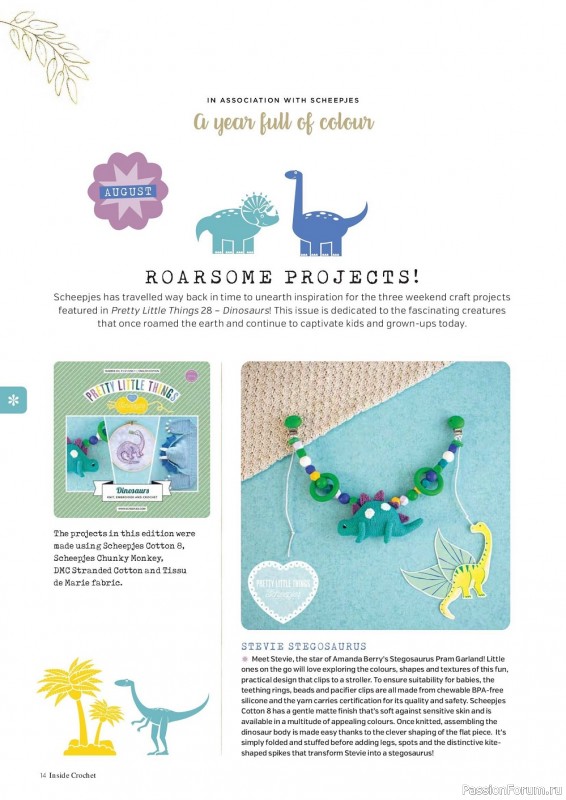 Вязаные проекты крючком в журнале «Inside Crochet №149 2022»