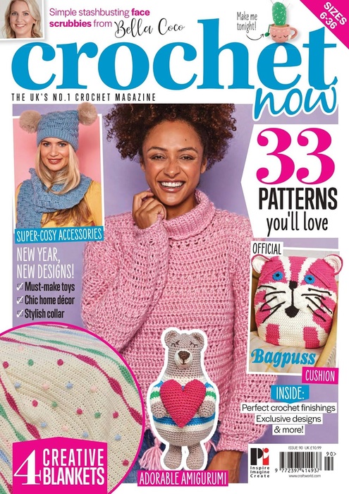 Вязаные проекты крючком в журнале &laquo;Crochet Now №90 2023&raquo;
