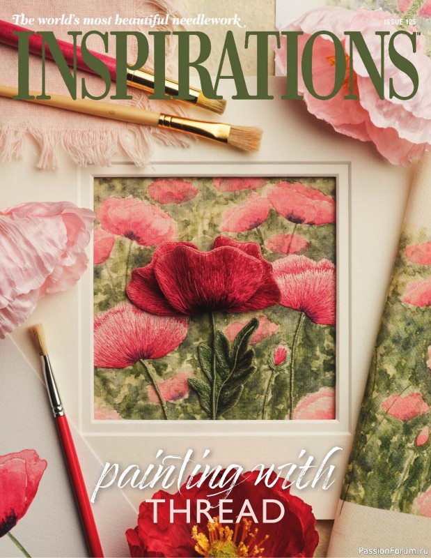 Коллекция вышивки в журнале &laquo;Inspirations №125 2025&raquo;
