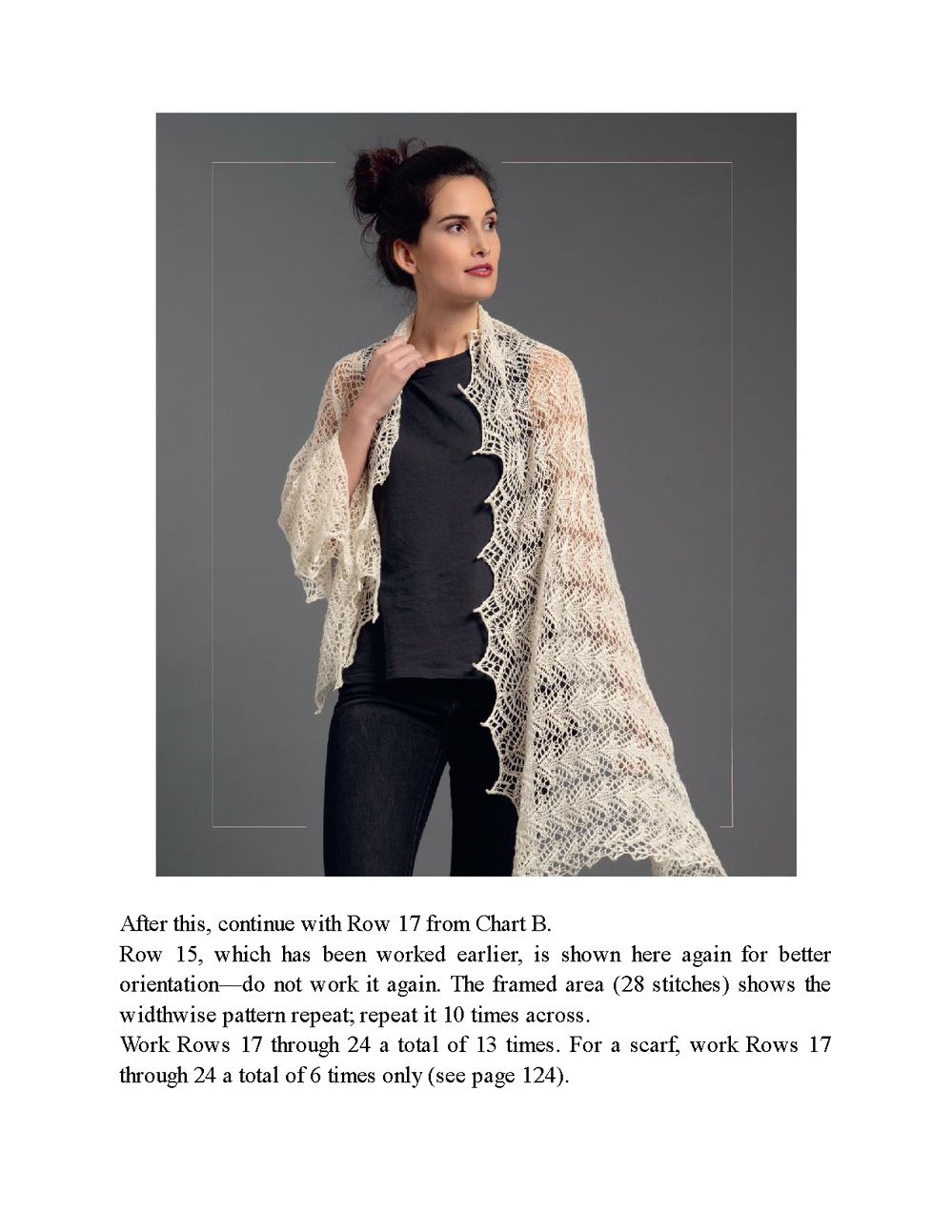 Коллекция ажурных проектов в книге &laquo;Lace Knit Shawls, Sweaters, Socks &amp; Hats&raquo;