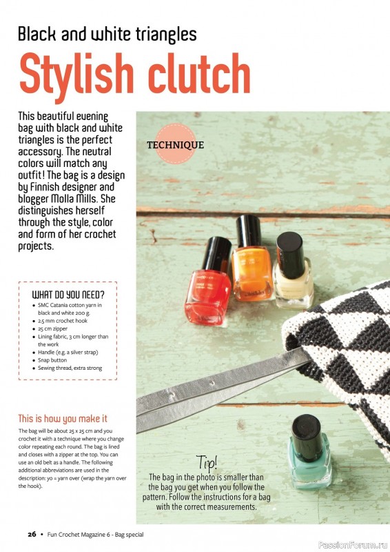 Вязаные проекты крючком в журнале «Fun Crochet Magazine №6 2022»