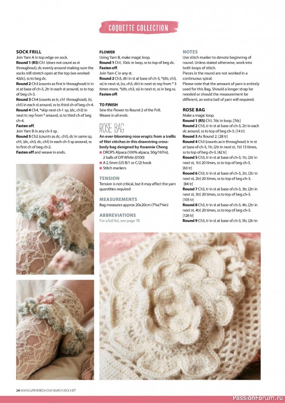 Вязаные проекты крючком в журнале «Simply Crochet №148 2024»