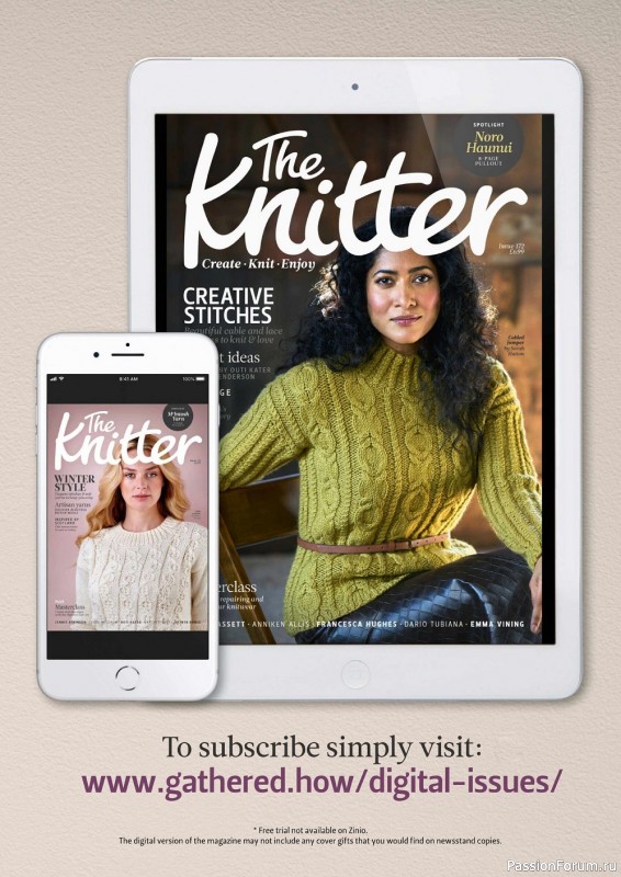 Вязаные модели для всей семьи в журнале "The Knitter №173 2022"