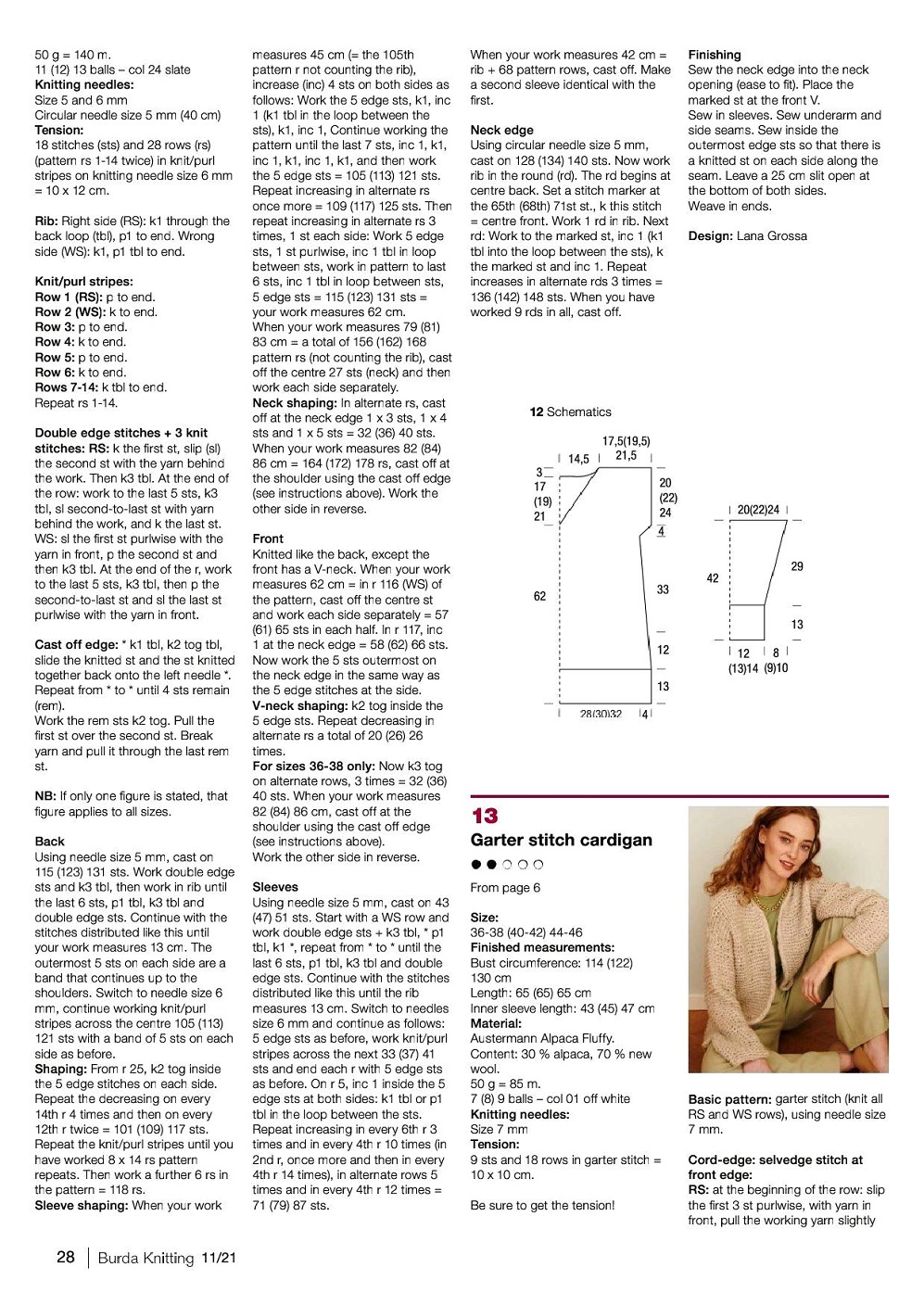 Журнал "Burda Knitting" №11 2021