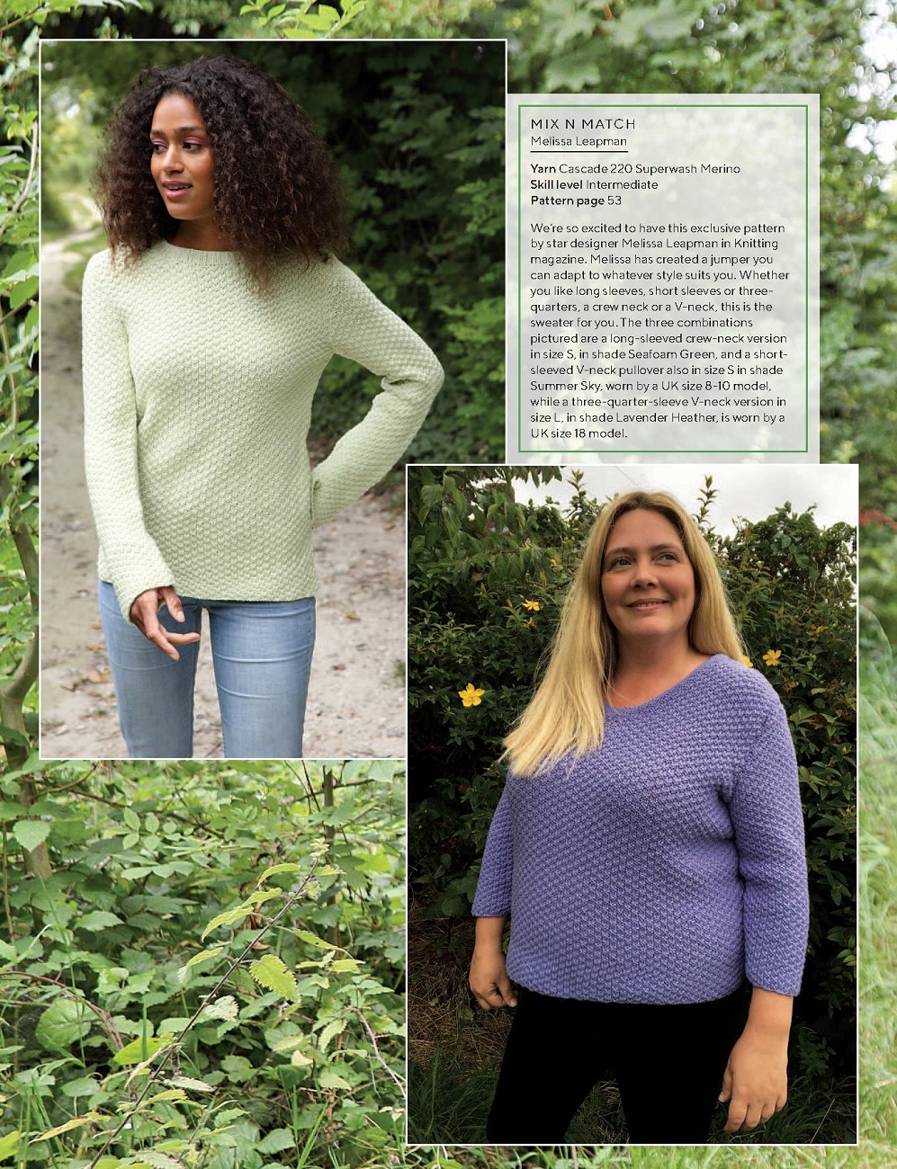 Модные и современные вязаные изделия и узоры в журнале &quot;Knitting&quot; №224 2021