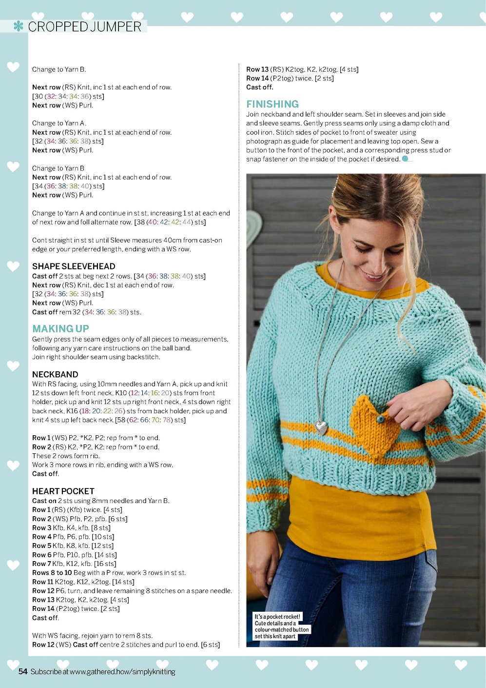 Вязаная одежда для взрослых и детей в журнале &quot;Simply Knitting №220 2022&quot;