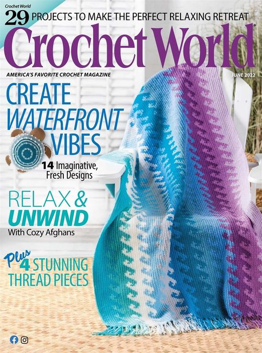 Вязаные проекты крючком в журнале &laquo;Crochet World Vol.45 №3 2022&raquo;