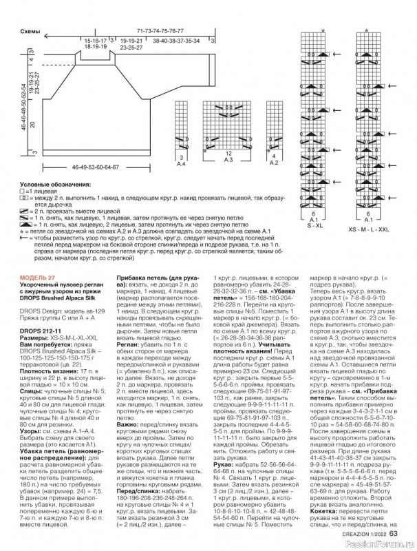 Вязаные модели для всей семьи в журнале "Creazion №1 2022"