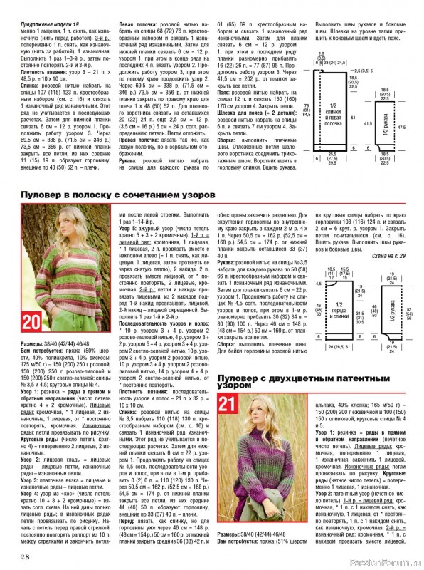 Вязаные модели в журнале «Сабрина №10 2024»