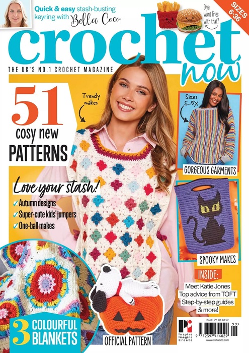 Вязаные проекты крючком в журнале &laquo;Crochet Now №99 2023&raquo;