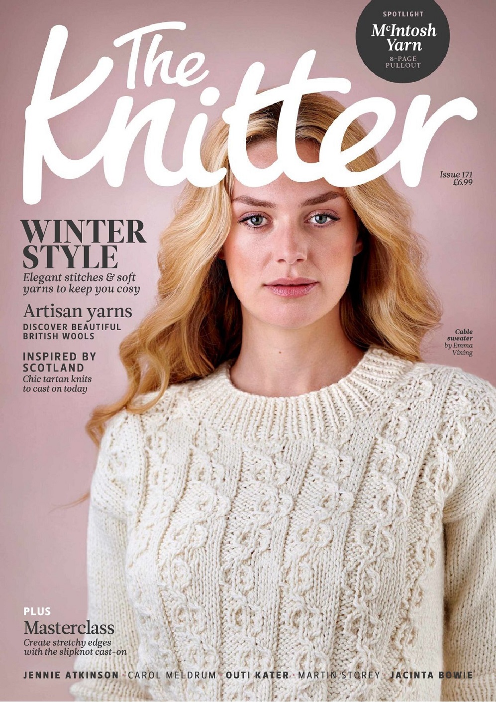 Модели спицами в английском журнале "The Knitter" №171 2021
