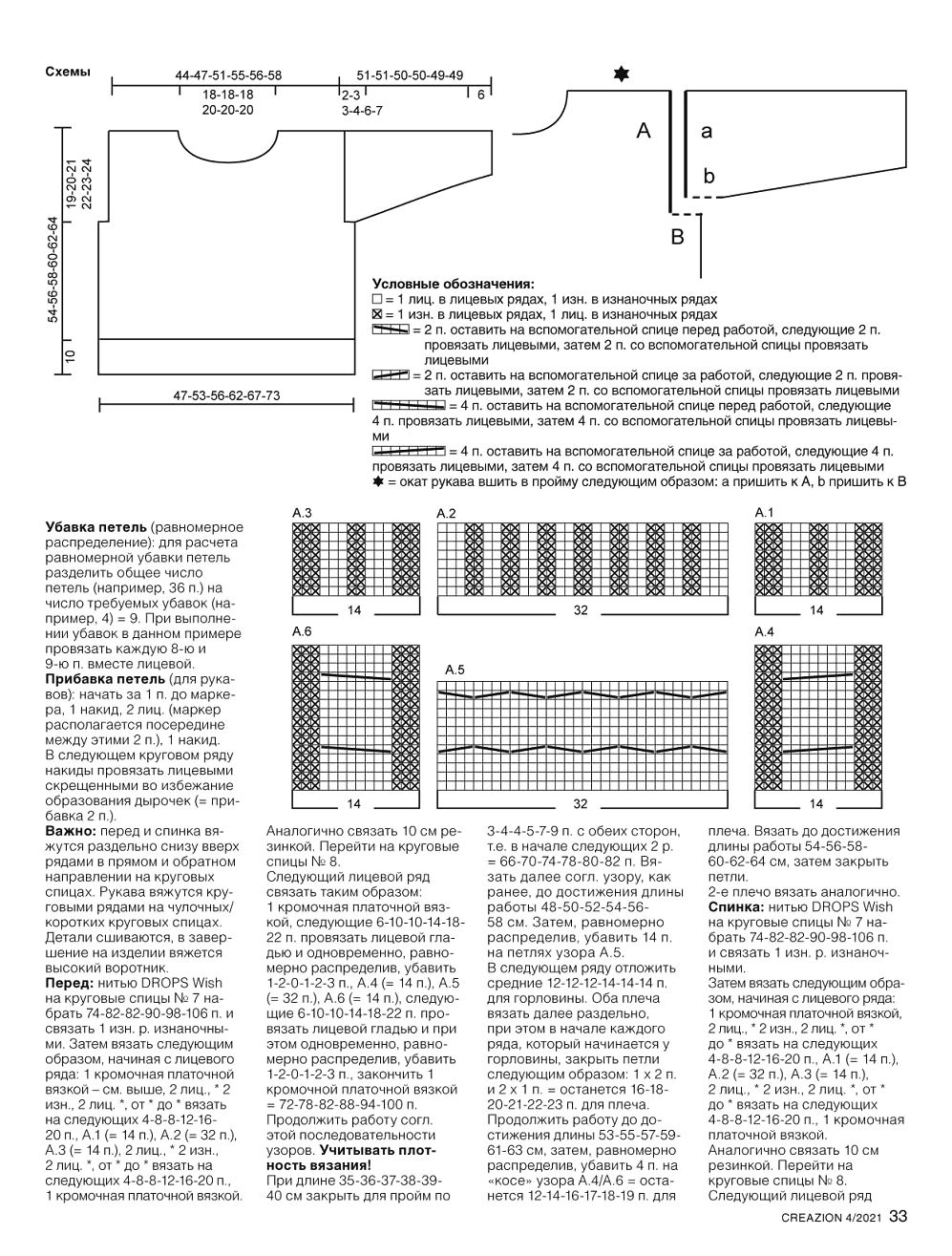 Модели спицами и крючком в журнале "Creazion" №4 2021