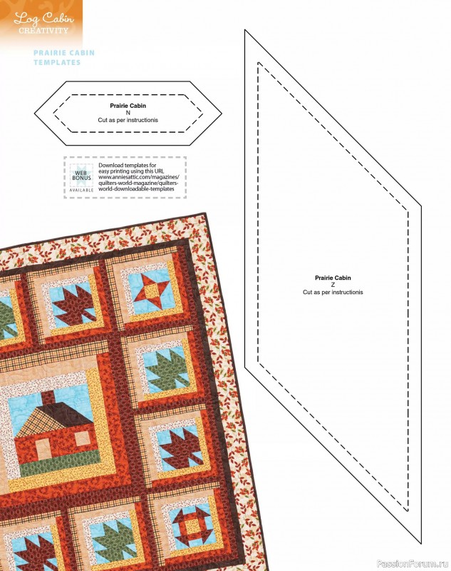 Коллекция проектов для рукодельниц в журнале «Quilter's World - Autumn 2025»