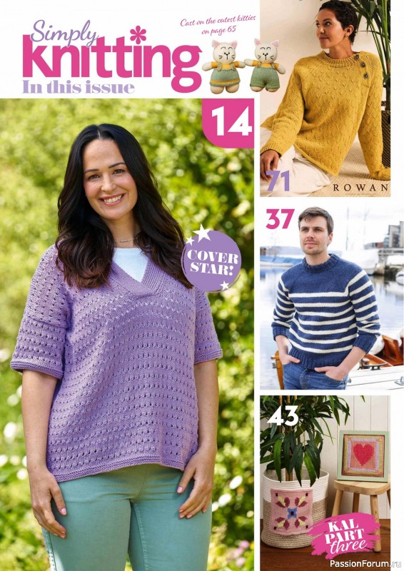Вязаные проекты крючком в журнале «Simply Knitting №266 2025»