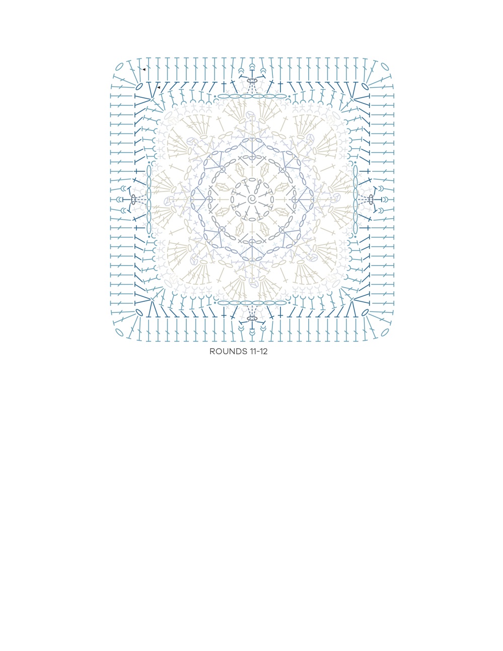 Коллекция проектов крючком в книге &laquo;100 Crochet Tiles&raquo;