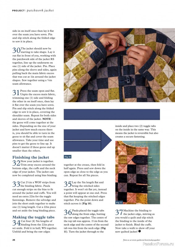 Коллекция проектов для рукодельниц в журнале «tToday's Quilter №121 2024»