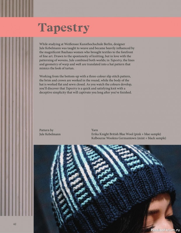 Вязаные модели спицами в журнале «Pom Pom Quarterly №48 2024»