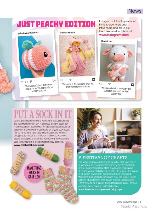 Вязаные проекты крючком в журнале «Crochet Now №108 2024»