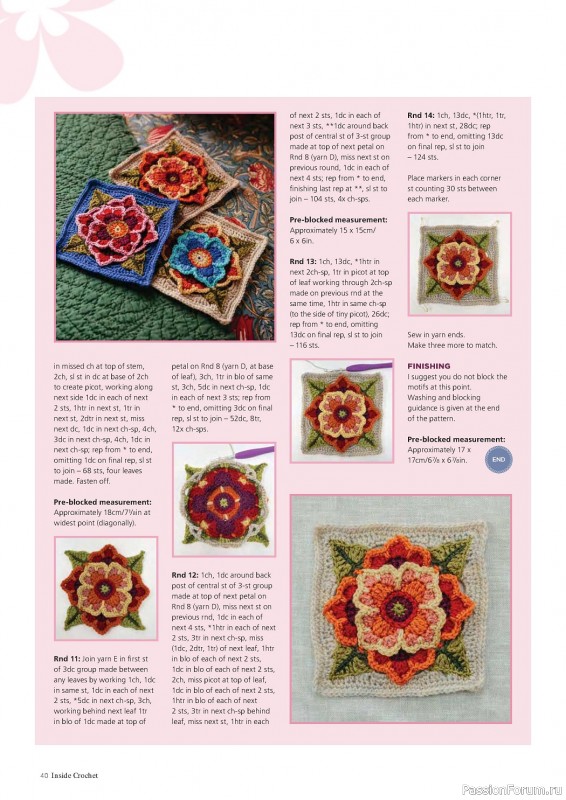 Вязаные проекты крючком в журнале «Inside Crochet №156 2023»