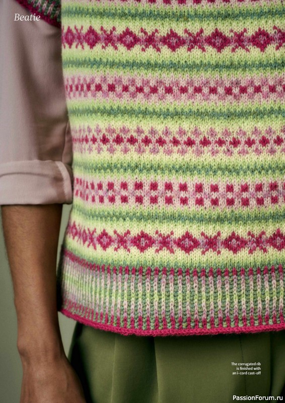 Вязаные проекты спицами в журнале «The Knitter №194 2023»