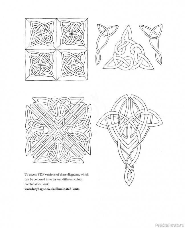 Коллекция шотландских узоров в книге «Illuminated Knits»
