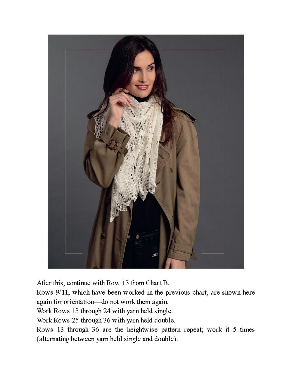 Коллекция ажурных проектов в книге &laquo;Lace Knit Shawls, Sweaters, Socks &amp; Hats&raquo;