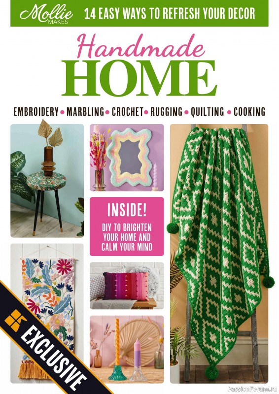 Коллекция проектов для рукодельниц в журнале &laquo;Mollie Makes Handmade Home 2024&raquo;