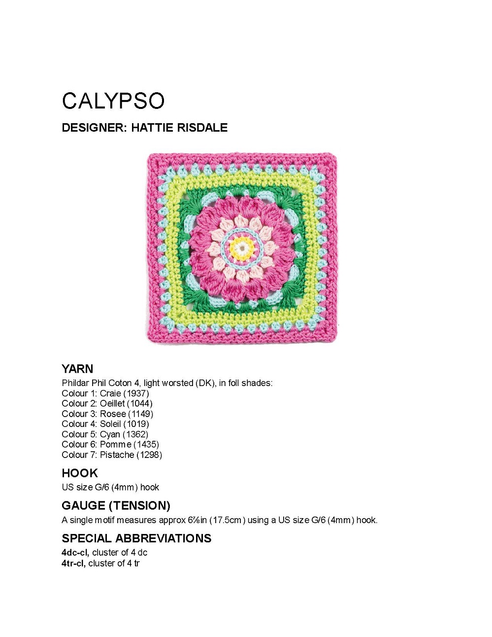 Коллекция проектов крючком в книге &laquo;100 Crochet Tiles&raquo;
