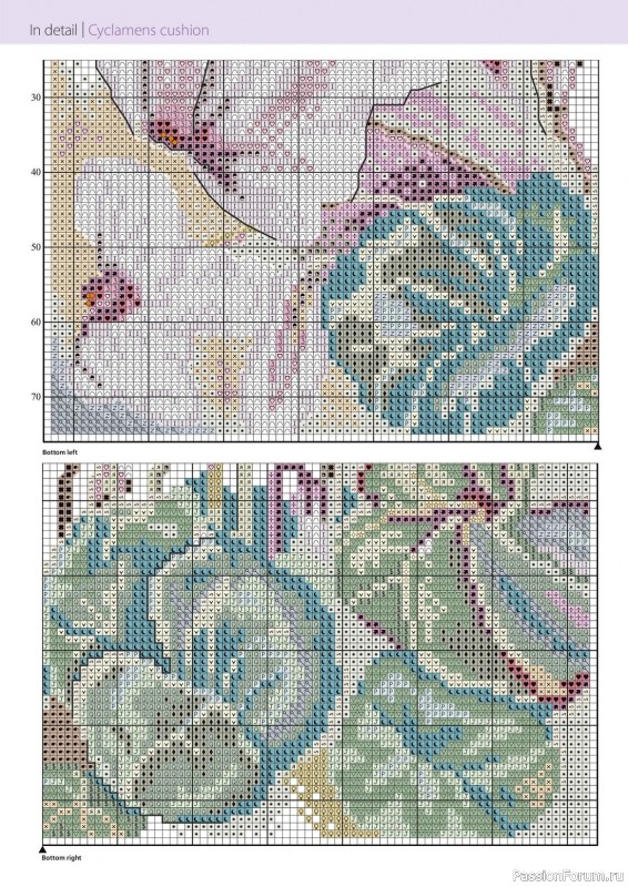 Коллекция вышивки в журнале «Cross Stitch Gold - Floral Collection 2023»