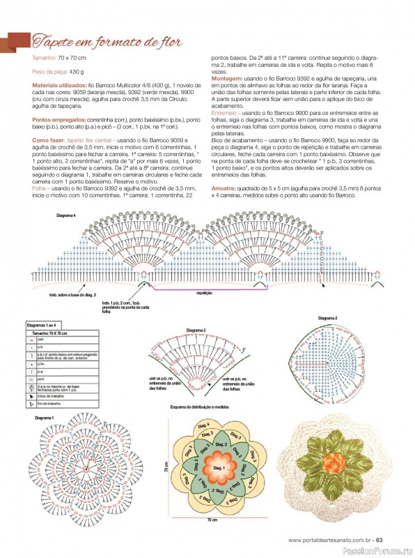 Вязаные проекты крючком в журнале «Guia de arte em Barbante Ed.3 2018»