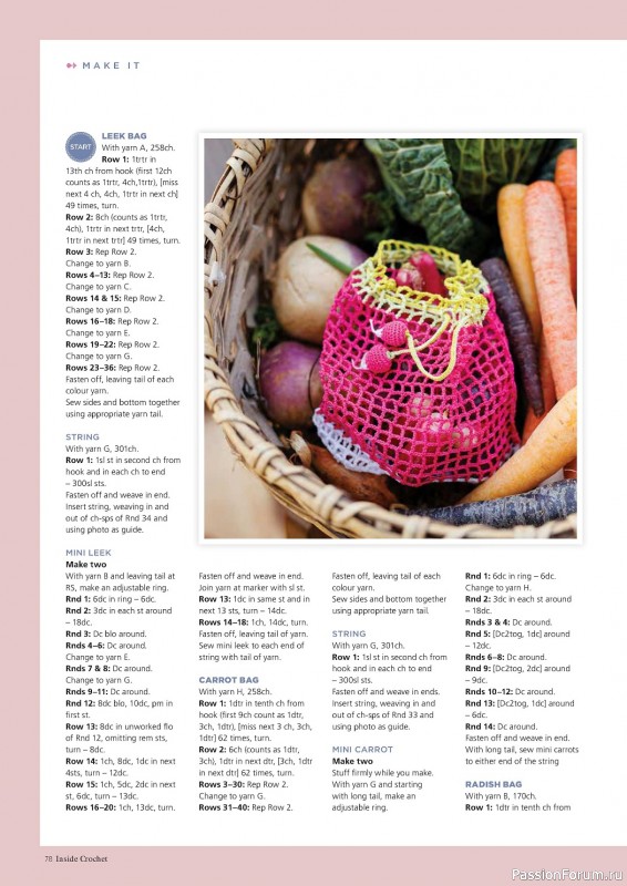 Вязаные проекты крючком в журнале «Inside Crochet №156 2023»