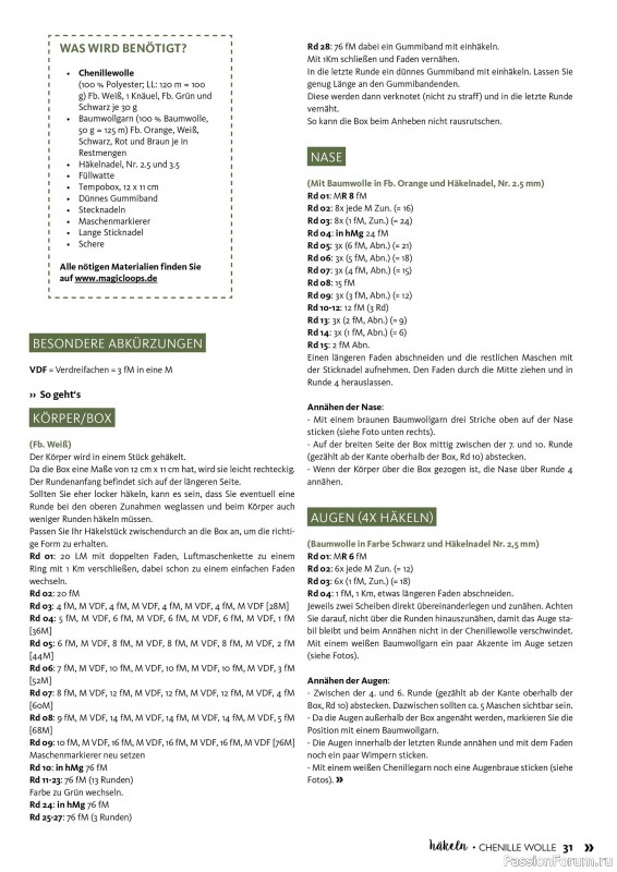 Вязаные проекты в журнале «Häkeln Das MaschenMagazin Spezial №1 2025»