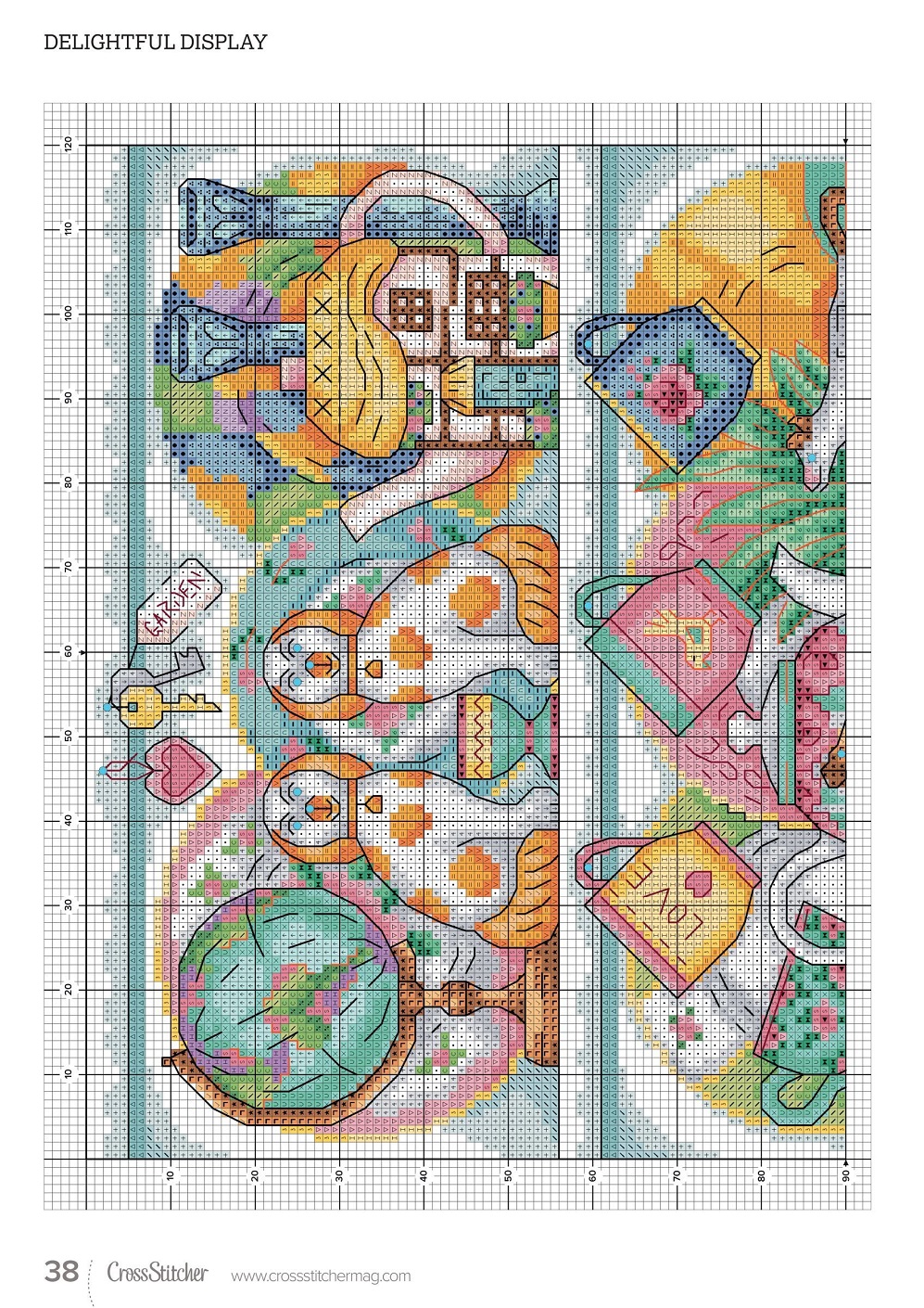 Схемы вышивки крестом в журнале "CrossStitcher" №378 2022