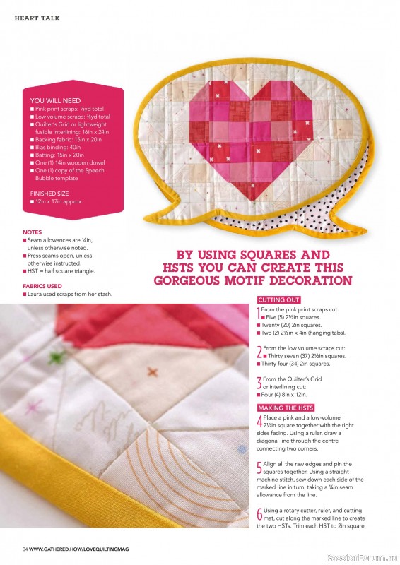 Коллекция проектов для рукодельниц в журнале «Love Patchwork & Quilting №151 2025»