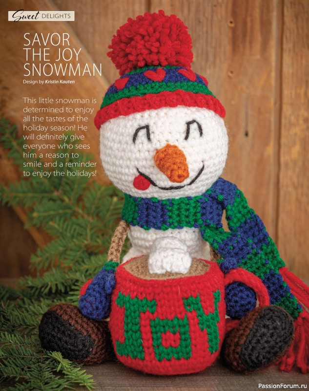 Вязаные проекты крючком в журнале «Crochet World - Late Autumn 2024»