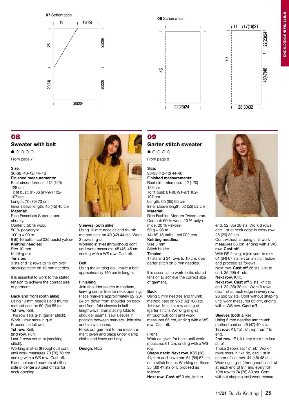 Журнал "Burda Knitting" №11 2021