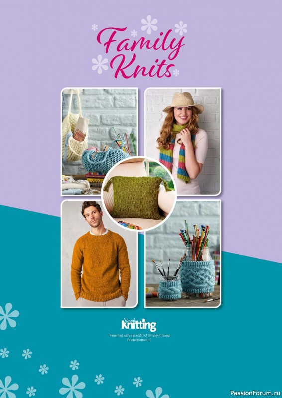 Вязаные проекты крючком в журнале «Simply Knitting №250 2024»