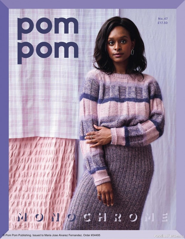 Вязаные модели спицами в журнале &laquo;Pom Pom Quarterly №47 2023&raquo;