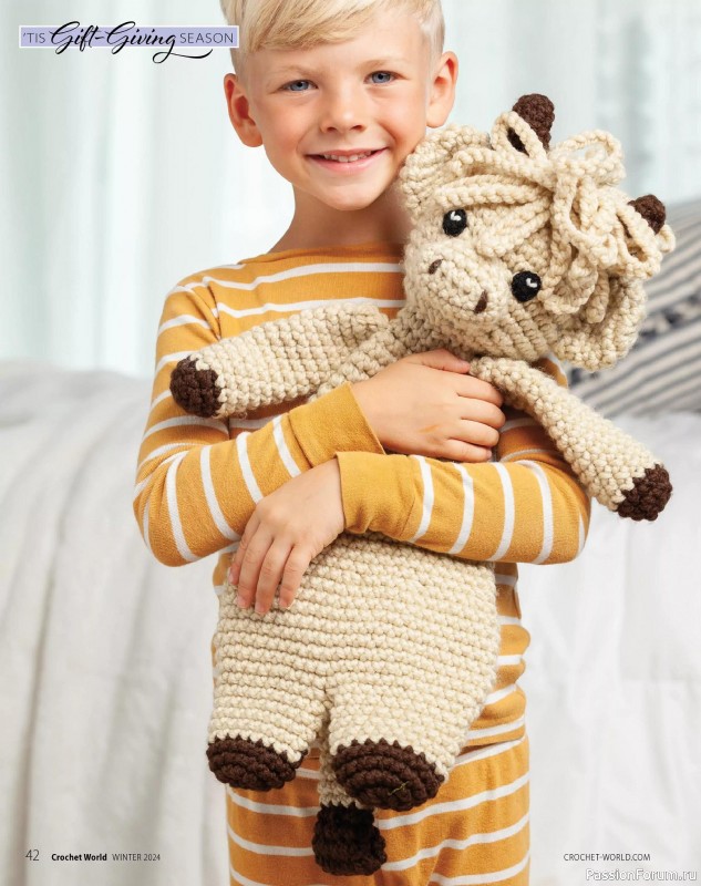 Вязаные проекты крючком в журнале «Crochet World - Winter 2024»
