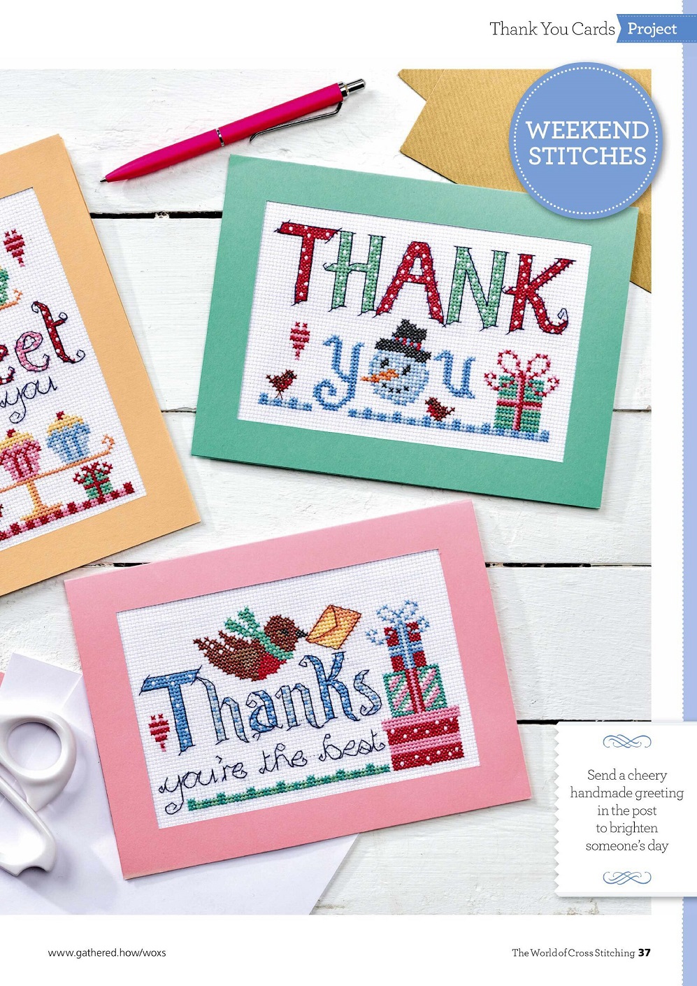 Для любителей вышивания крестом журнал "The World of Cross Stitching" №315 2021